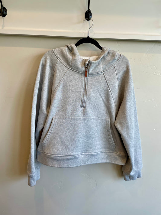 Size 2XL - Grey Quarter Zip