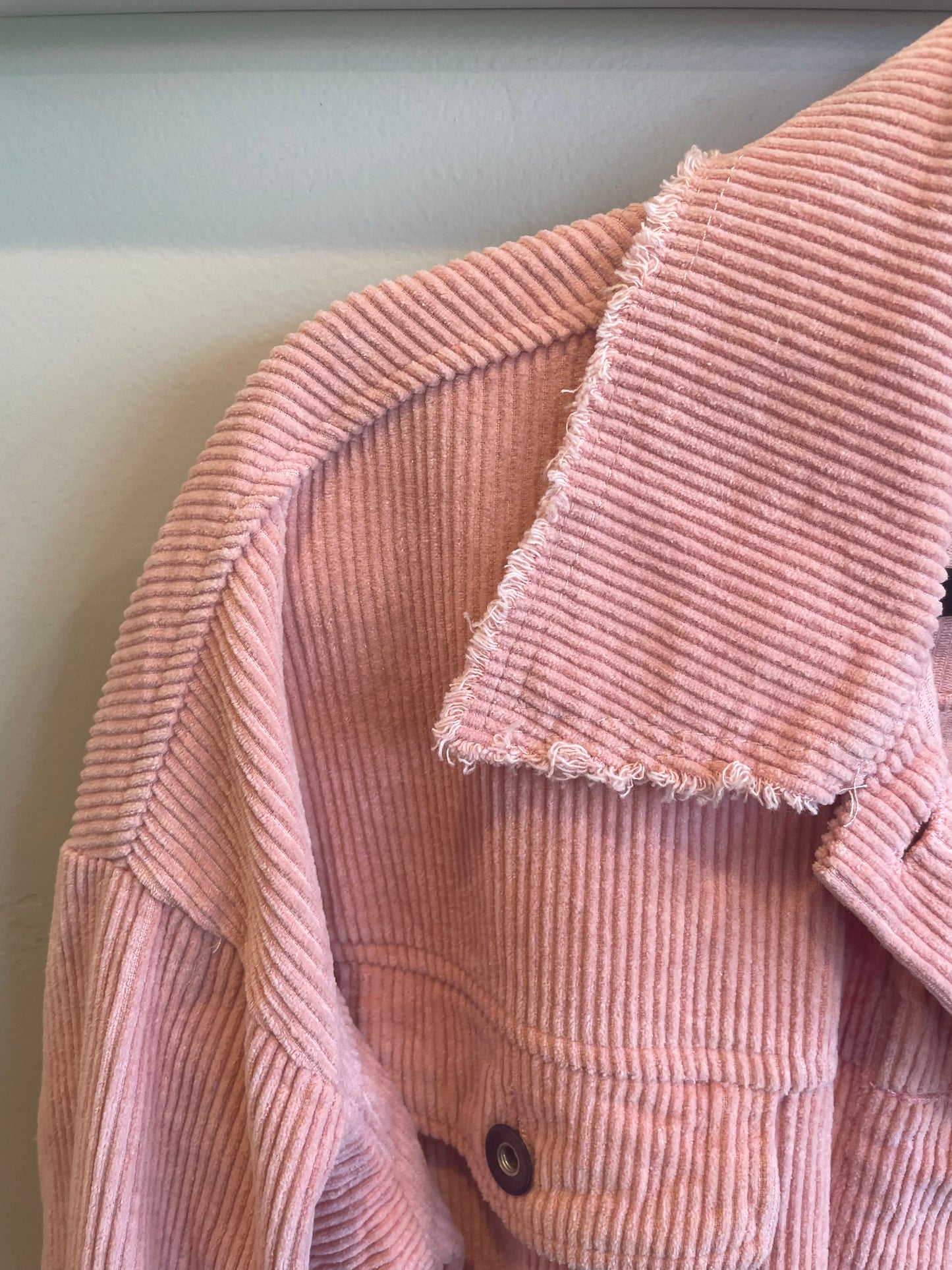 Size M - Pink Corduroy Jacket