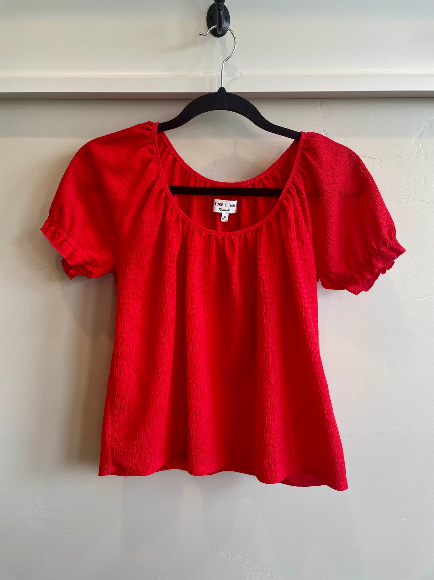 Size XS - Madewell Red Blouse