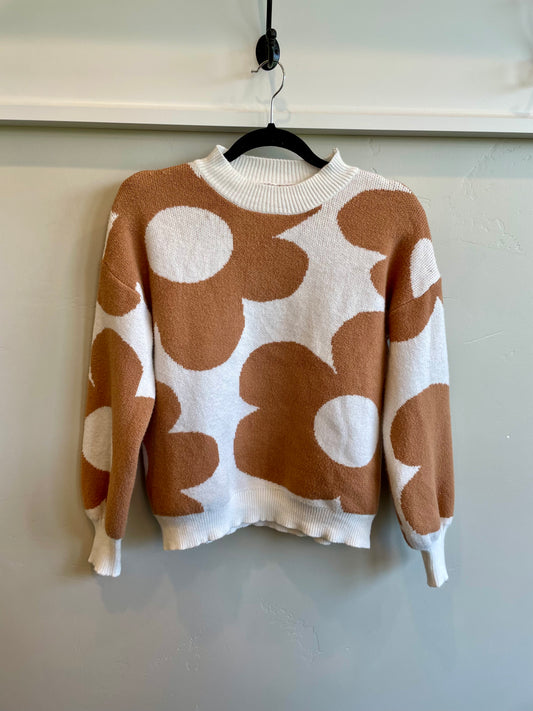 Size Medium - Flower Sweater